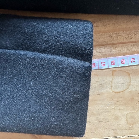 AllSaints Italian Cloth Coat with Pony Hair Trim - Size UK 6/US 2 - Picture 10 of 10